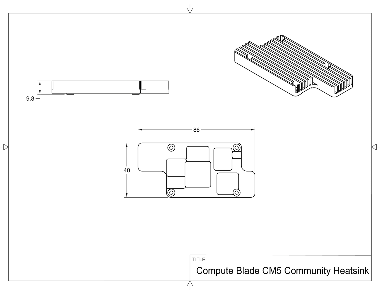 ComputeBlade CM5 Community Heatsink
